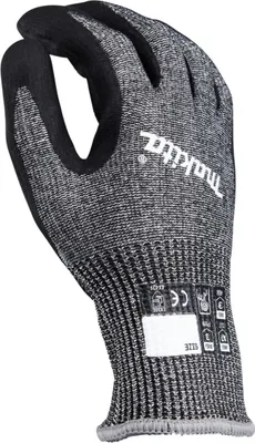 Produktbild von Makita Arbeitshandschuhe nitrilbeschichtet - touchscreenfähig F/7 grau / schwarz 8 / M