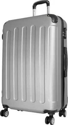 Produktbild von Großer Reisekoffer Avalon 77 cm Hartschale Trolley ABS silber