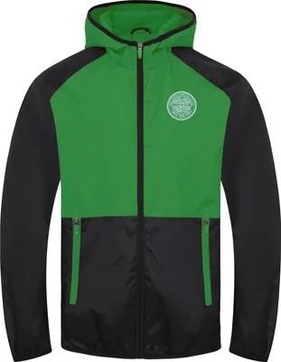 Produktbild von Celtic FC - Windschutz für Jungen, Raglanärmel GF367 (122) (Schwarz/Grün)
