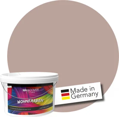 Produktbild von WALLCOVER Wandfarbe Braun Hochdeckend Klasse 1 Matt 5L für 40 m²