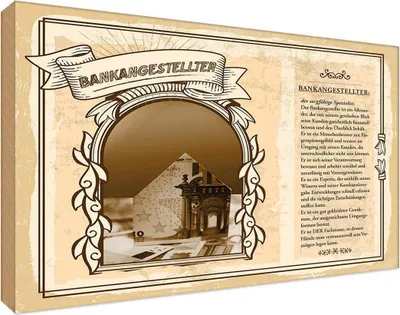 Produktbild von vianmo Holzschild 12x18 cm Konten Experte Beruf Arbeit