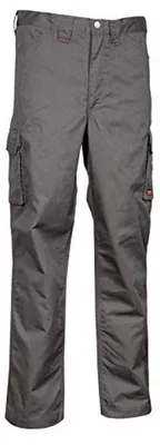 Imagen del producto de Pantalón de carga color antracita, confeccionado en poliéster y algodón