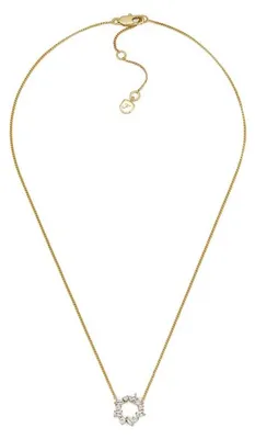Produktbild von Fossil Ellis Damen goldfarben Messing Halskette, JA7295710