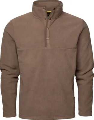 Produktbild von HERO by John Medoox KIAN KNITTED WORKWEAR Herren Arbeits-Fleece-Strickshirt Troyer Regular Fit M mountain shale