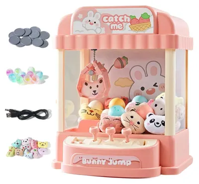 Imagen del producto de Omgoods - Mini máquina de garras para niños, con juguetes incluidos