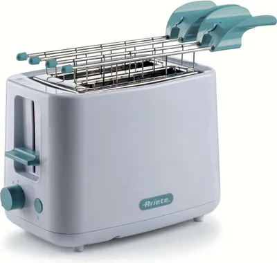 Produktbild von Ariete 157 Breakfast 2-Schlitz-Toaster mit Edelstahlzangen, 760 Watt