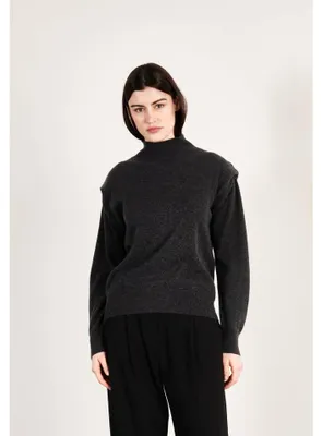 Produktbild von Studio Cashmere8 Damenpullover mit Rollkragen HANA 8 - Anthrazitgrau - Größe M