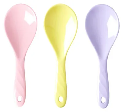 Reissalatbesteck, 3 Stück, verschiedene Farben, 22 cm
