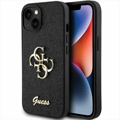 Produktbild von GUESS , Cover, Apple, Apple iPhone 15, 15,5 cm (6.1"), Schwarz