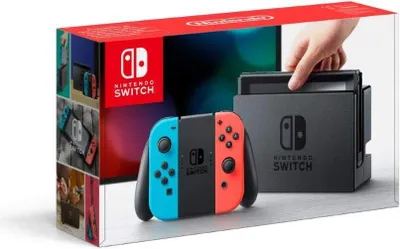 Immagine prodotto di Nintendo Switch rosso neon/blu neon