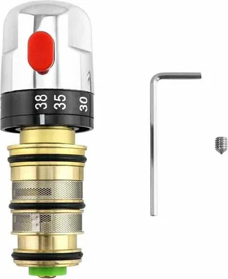 Produktbild von Thermostat-Mischbatterie, Thermostat-Duschmischbatterie, Duschmischerkartusche aus Messing