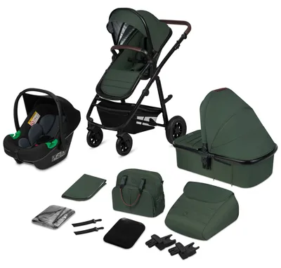 Immagine prodotto di Passeggino Combi 3 in 1 - Culla da viaggio e passeggino - Fino a 22 kg