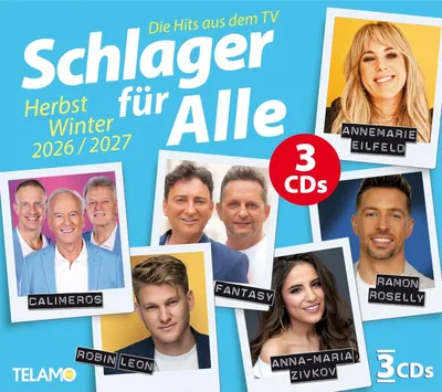 Immagine prodotto di Schlager per tutti - Autunno/Inverno 2026/2027 (3 CD)