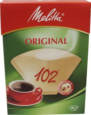Produktbild von Melitta Filtertüten Naturbraun 102/80, 6658694