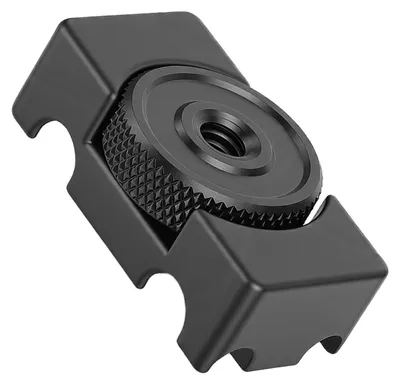 Image de Pince de verrouillage pour câble d'appareil photo, organiseur universel en alliage d'aluminium avec 4 rainures pour appareils photo reflex numériques, plaque à fixation rapide pour trépied