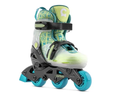 Produktbild von Cariboo Step 1 verstellbare Rollschuhe für Kinder – zum Erlernen des Skatens (31-34)