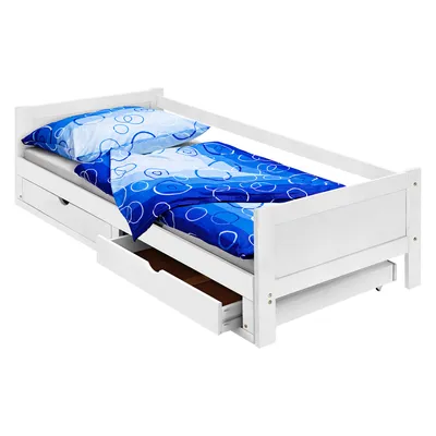 Obrázok produktu pre Rozkladacie lôžko DIANA 90-180x200 cm biely lak