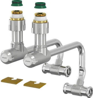Produktbild von FL Anschlussgarn. VK31 PRESS M+V-Kontur G3/4i x Press 15 mm vern. m.Nippel,Konus