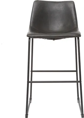 Produktbild von Miliboo - Barhocker Vintage PolyurethanSchwarz 73 cm 2er Set NEW ROCK