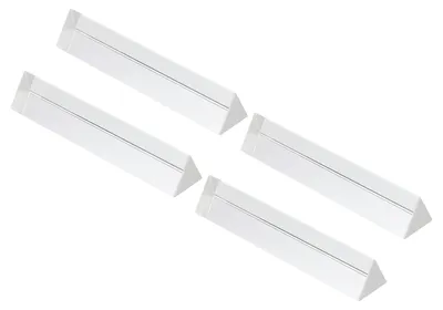 Dreieckiges Prisma 150 mm, 4er-Pack, Glas, Regenbogeneffekt