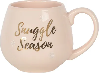 Produktbild von Something Different - Kaffeebecher, Keramik, weihnachtliches Design SD3709 (Einheitsgröße) (Pink)