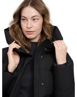 Produktbild von Mazine Basic Puffer Jacket  - Damen Winterjacke, Größe:XS, Farbe:black