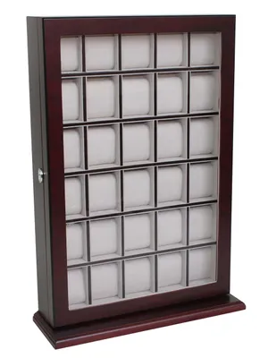 Produktbild von Rothenschild Uhrenvitrine RS-1135-30BU für 30 Uhren bubinga