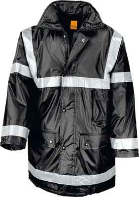 Produktbild von Result WORK-GUARD R023X | Herren Management Coat Arbeitsjacke - Farbe: Black - Größe: XXL