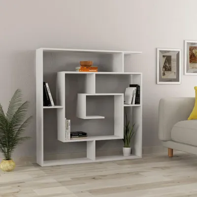 Immagine prodotto di Libreria bianco con 9 ripiani Labirent 125x22x129