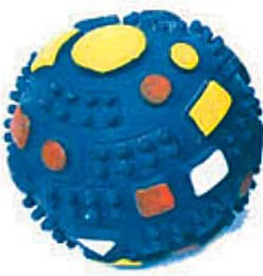 Produktbild von Happet Hundeball Dunkelblau mit Noppen für Apportierspiele