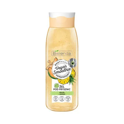 Obrázok produktu pre Bielenda Vegánske Smoothie Sprchový Gél, Melón + Ananás, 400 g