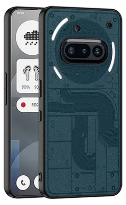 A phone case is shown on a phone, with some UI elements visible on the phone screen.