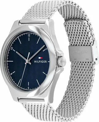 Produktbild von Tommy Hilfiger Herrenuhr 1685493 Silber (Ø 40 mm)