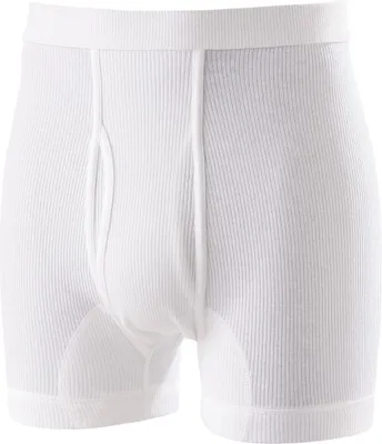 Produktbild von Übergröße Doppelripp Unterhose weiß Adamo Eingriff
