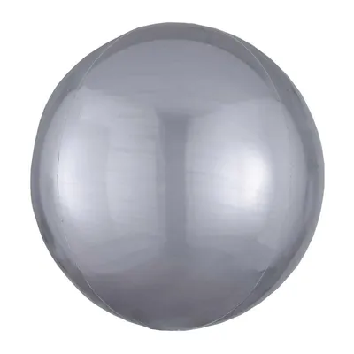 Produktbild von Amscan 2820199, Spielzeugballon, Folie, Silber, 38 cm, 3 Stück(e)