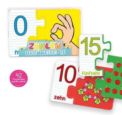 Produktbild von Trendhaus ABC CHAMPIONS Zahlen-Lernspielkarten-Set 42-teilig