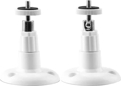Obrázek produktu pro (2 balení) Vnitřní a venkovní nástěnná bezpečnostní kamera, nastavitelný stropní držák pro Arlo, Arlo Pro a další kompatibilní modely (bílá)