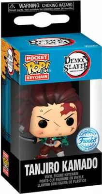 Produktbild von Demon Slayer - Tanjiro Kamado - Schlüsselanhänger Funko Pocket POP! Keychain