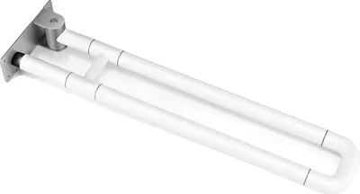Produktbild von Badezimmerstützgriff, faltbares Design, hohe Tragfähigkeit, WEISS
