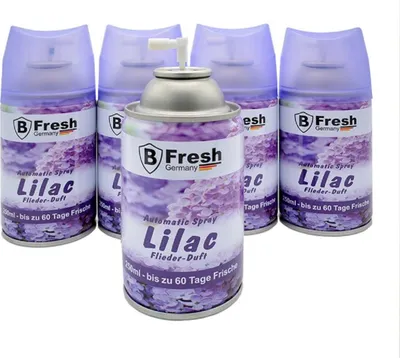 Produktbild von Lufterfrischer Raumduftspray Duftspray Nachfüller Kartusche 250ml Flieder