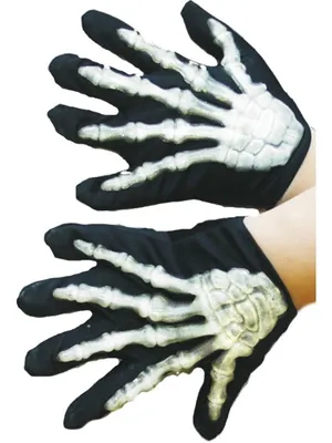 Produktbild von Skelett Handschuhe Skeletthandschuhe Kinder Kostüm