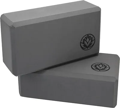 Produktbild von PolkaHome® 2er Set Yoga Block | 22 x 12 x 7,5 cm pro Block | EVA-Schaum Yogablöcke für Damen & Herren | Pilates & Fitness