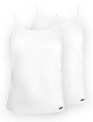 Produktbild von Yenita® Spaghetti Top (2er Set) Modern-Collection M weiss