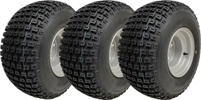 Obrázok produktu pre pneumatiky ATV 18x9.50-8 s puklicami namontované na 4-palcových ráfikoch Wanda P322 (sada 3 ks)
