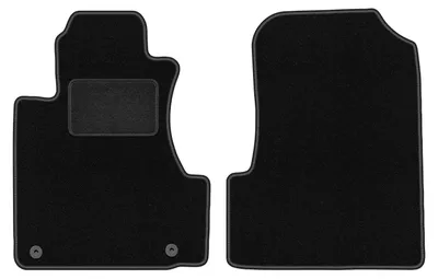 Zdjęcie produktu dla Wielganizator dywaniki welurowe LUX przednie do Honda CR-V III SUV (2006-2012) - czarne dywaniki samochodowe BASIC komplet (2 szt.)