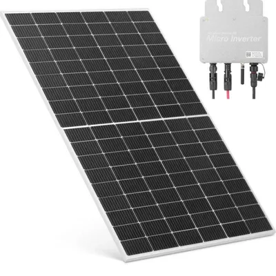 Obrázek produktu pro Solární panel na balkon, 350 W, s mikroinvertorem – kompaktní a odolný