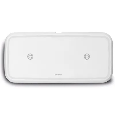 Immagine prodotto di Zens Dual Fast Wireless Charger - Caricabatterie wireless a ricarica rapida - 10 Watt - Bianco