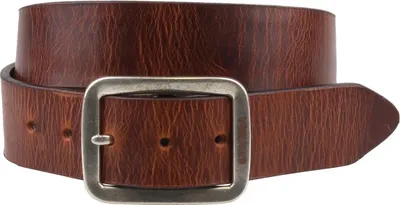 Produktbild von Sendra Klassischer Ledergürtel Braun 4 cm breit Modell 1013 mit austauschbarer Schnalle