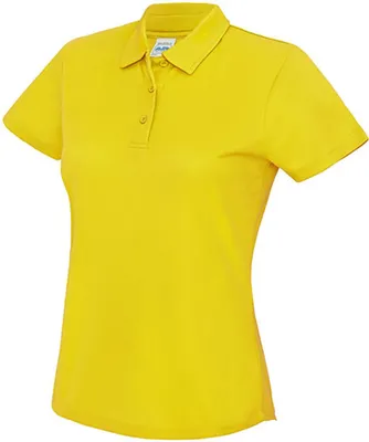 Produktbild von Just Cool JC045 | Girlie Cool Damen Poloshirt -  nach WRAP - Farbe: Sun Yellow - Größe: XS