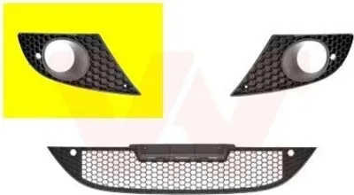 Obrázok produktu pre VAN Wezel | Mriežka ventilácie, nárazník ** Equipart ** (4939594)